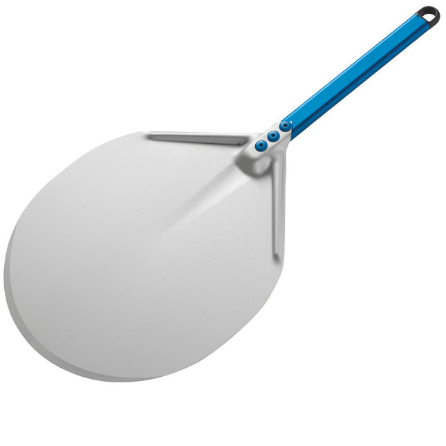 Alu pizzaskovl ø 330 mm, kort håndtag