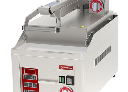 Glat, krom Clam Grill, 2x 230/1V