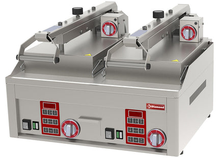 Glat, krom Clam Grill, 4x 230/1V