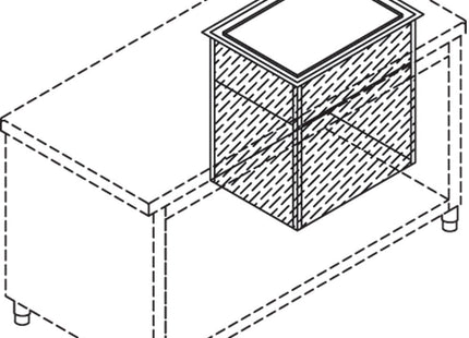 Neutral kurv reservoir 500x500 mm