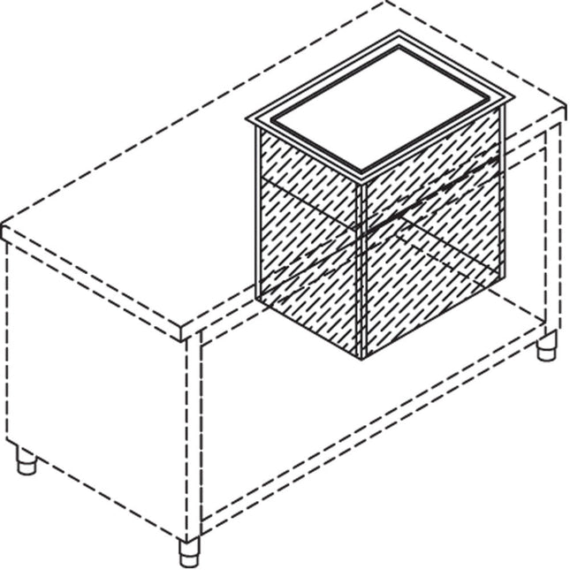 Neutral kurv reservoir 500x500 mm