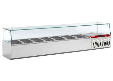 Kølekonstruktion GN 6x1/4, 1x1/9, med højre glas