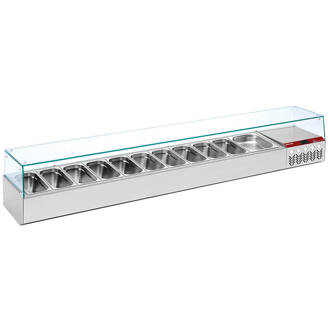 Kølekonstruktion GN 11x1/3, 1x1/9, med højre glas