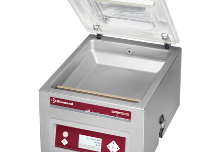 Vakuummaskine, kammer 350x370xh150 mm - 16 m3/h LCD