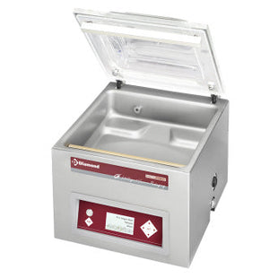 Vakuummaskine, kammer 420x370xh180 mm - 21 m3/h LCD