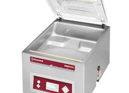 Vakuummaskine, kammer 420x460xh180 mm - 21 m3/h LCD