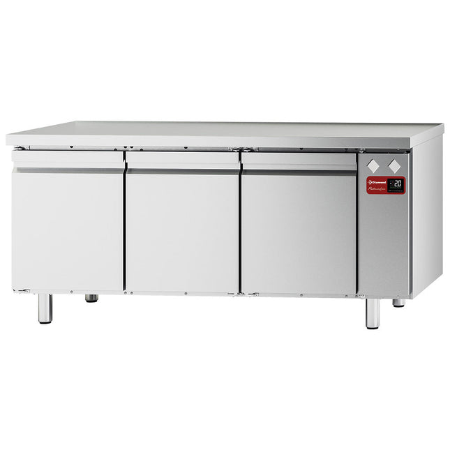 Kølebord, ventileret, 3 døre GN 1/1, (uden gruppe)