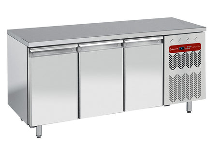 Ventileret fryser bord, 3 døre GN 1/1