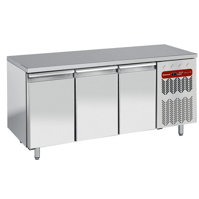 Ventileret fryser bord, 3 døre GN 1/1