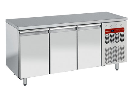 Kølebord, ventileret, 3 døre GN 1/1
