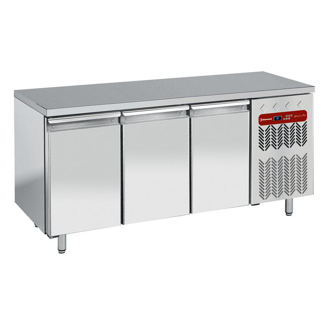 Kølebord, ventileret, 3 døre GN 1/1