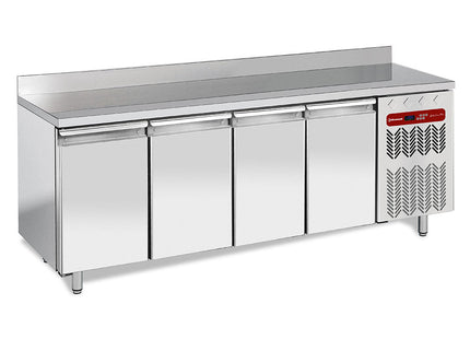 Vægfrysning bord, ventilated, 4 doors GN 1/1, 550 liters