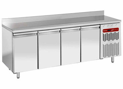 Vægfrysning bord, ventileret, 4 døre EN 600x400, 760 liter