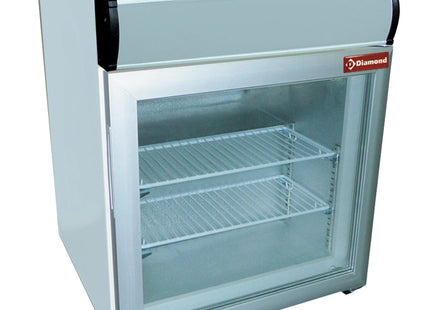 Display bord model negativ T°, 50 liter, med lyskasse