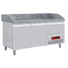 Kølebord 2 låger 600x400, 1 neutral skuffe (4x bakker 600x400)