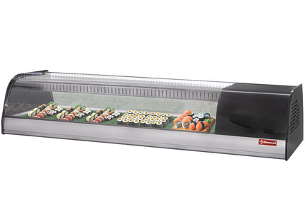 Køledisplay til sushi, dobbelt perforeret bund (inkluderet)