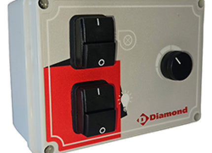 Elektronisk variator + kontakt til LED