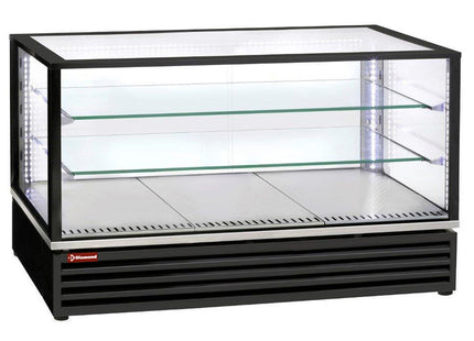 Køledisplay, EN eller GN, ventileret, 3 niveauer, SORT