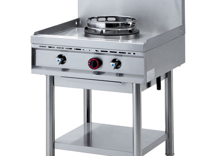 Gas wok komfur, 1 brænder (13 kW)