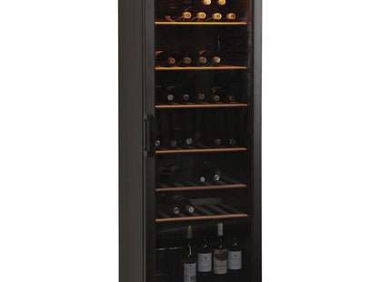 Ventileret vinkælder, 380 liter, SORT