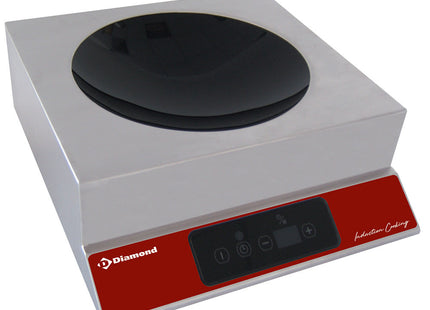 Induktionsplade "wok" 3500 watt, taktile taster