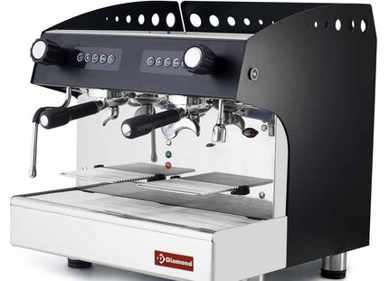 Automatisk expresso Espressomaskine - 2 grupper - - SORT