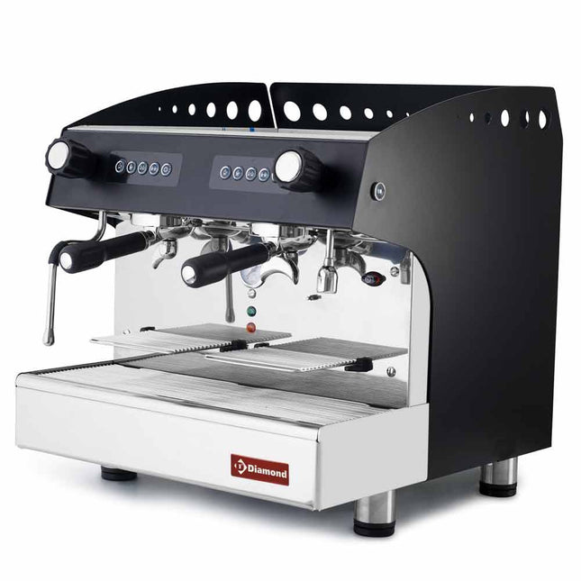 Automatisk expresso Espressomaskine - 2 grupper - - SORT