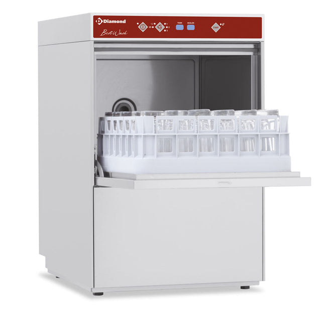 Glasopvaskemaskine, kurv 400x400 mm"Full Hygiene"