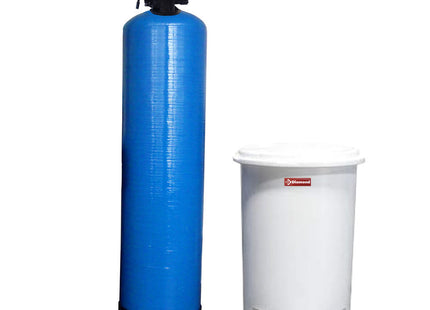 Krono-volumetrisk blødgøringsanlæg, 60 L., med udvendig carboy