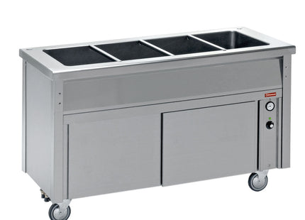 Bain-marie element på neutralt skab 6 GN 1/1