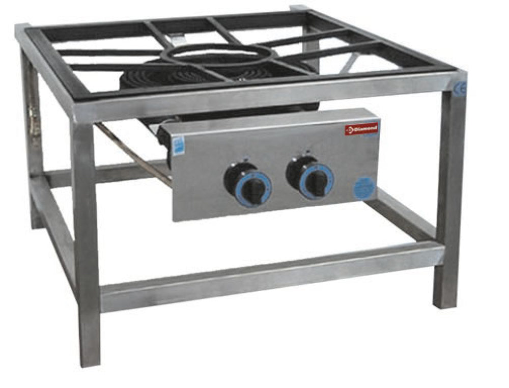 Gaskomfur paella, diam. 450 på support (27,2 kW)