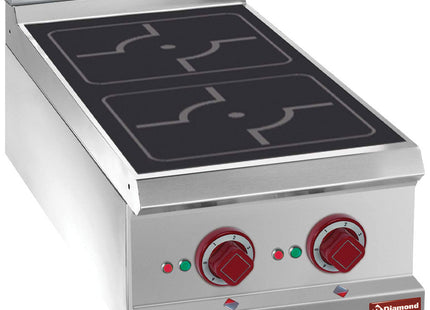 Kogebord - Elektrisk, 2 induktionszoner -Top -