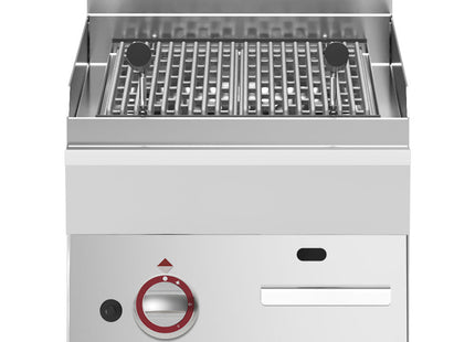 Lavasten Grill - Gas, støbejerns grillplade -Top-