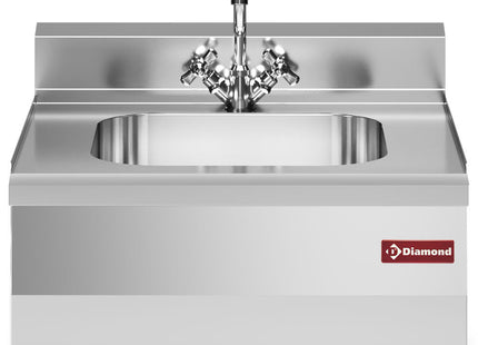 vask 400x400xh200 med blandehane og sifon