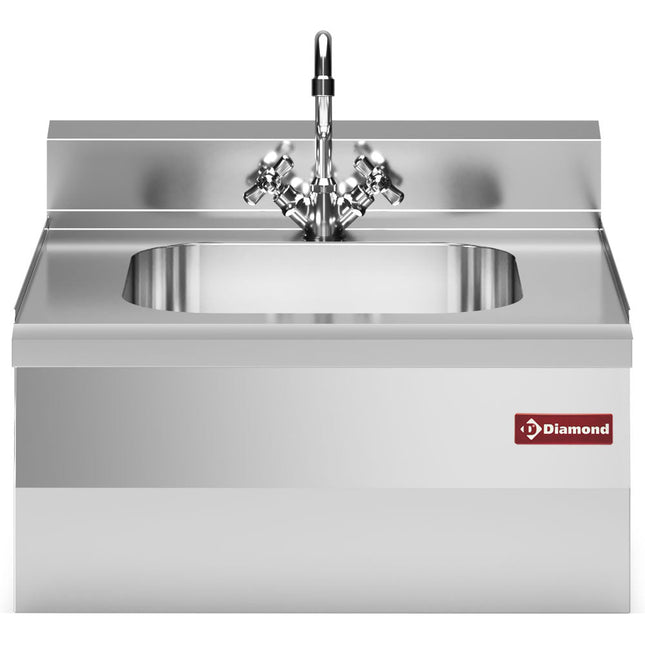 vask 400x400xh200 med blandehane og sifon