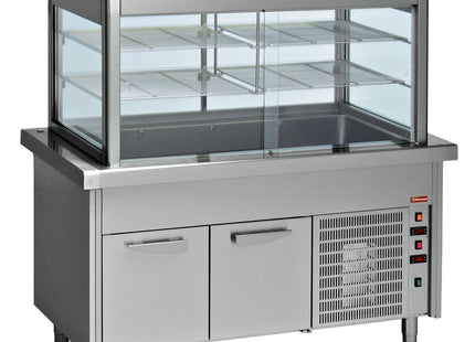 Køledisplay og køleskab 6x GN 1/1