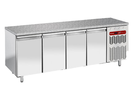 Kølebord, ventileret, 4 døre EN 600x400 - Granit Top