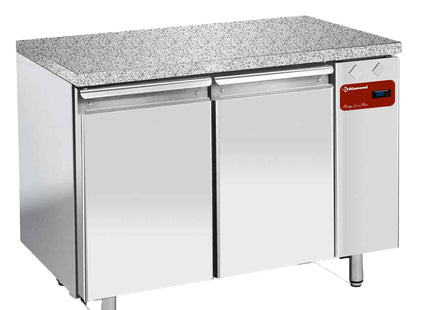 Køleskab. bord, udluftning, 2 døre EN 600x400 - Granit Top (uden gruppe)