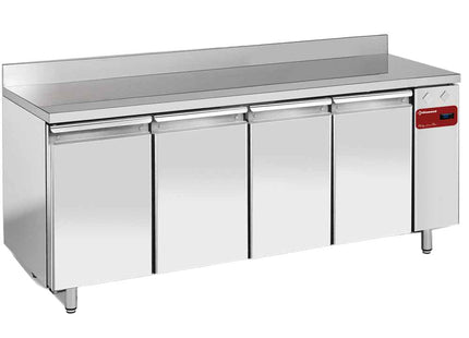 Vægfrysning bord, ventileret, 4 døre EN 600x400, 760 liter (uden gruppe)