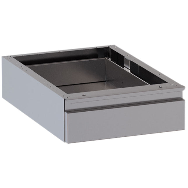 Blok 1 skuffe (bord dybde 600 mm) – Teleskopstyr