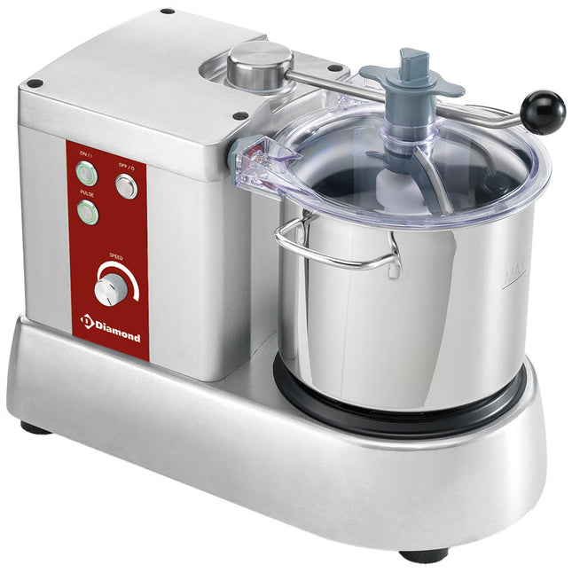 Grøntsagshakker / Foodprocessor -, 6 liter, variabel hastighed
