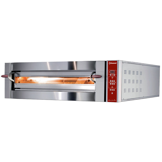 El-ovn, 1 kammer, 9 pizzaer Ø 350 mm
