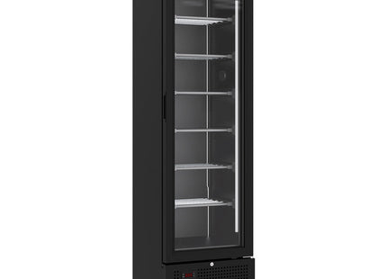 Negativt køledisplay 221 liter - 7 faste niveauer - SORT
