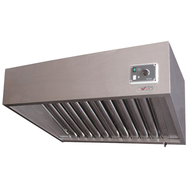 Komplet emhætte, (9/9-2500 M3/h) 120 Pa, variator, 4 filtre