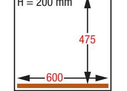 Vakuummaskine, kammer 600x475xh200 mm - 63 m3/h