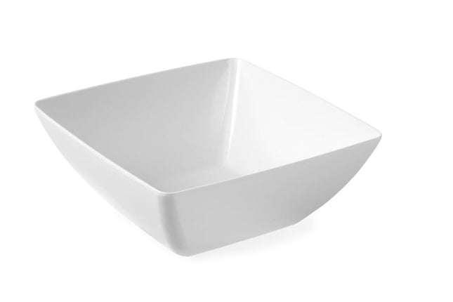 Firkantet skål, HENDI, Hvid, 270x270x(H)105mm