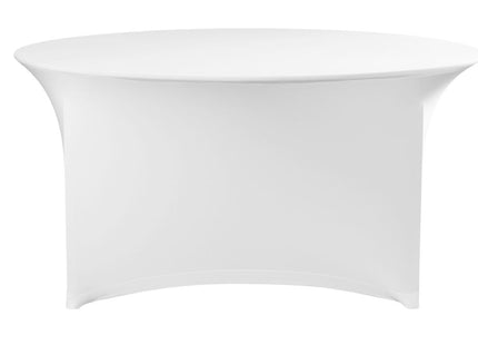 Bordbetræk, rundt, HENDI, Kitchen Line, 817407, hvid, ⌀1800x(H)760mm
