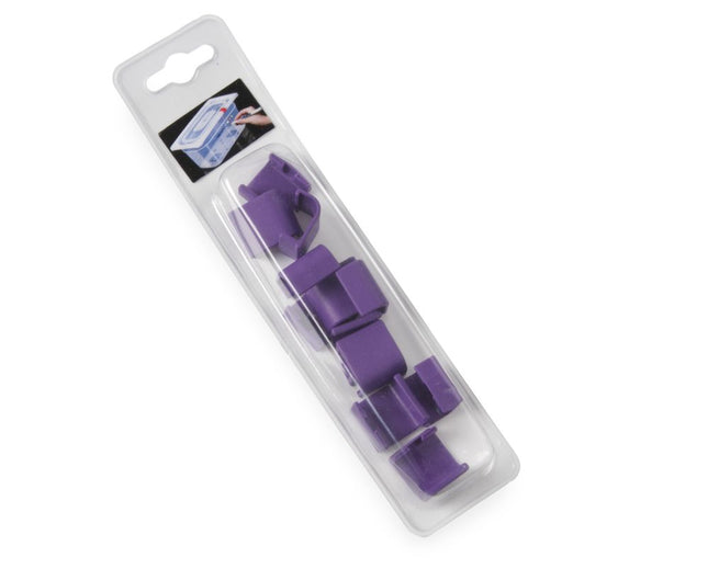 Lågclips til HACCP-opbevaringsbeholdere, HENDI, Lilla, 12 pcs
