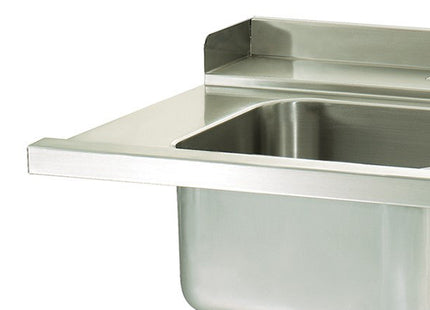 Opvaskemaskine bord - 90 x 75cm - Højre- med vask og Opbevaring Hylde