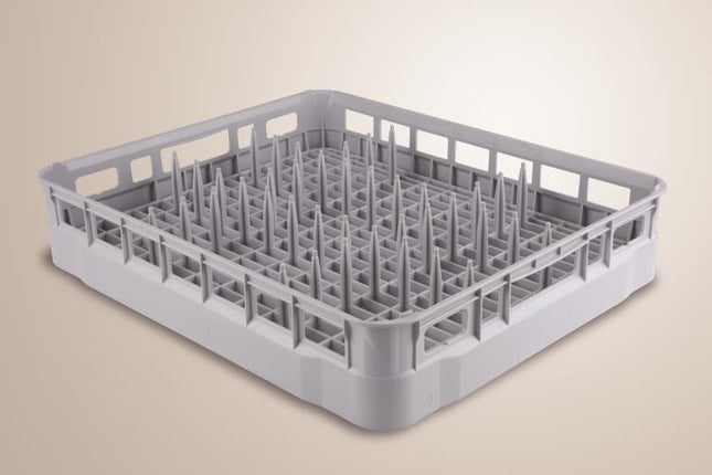 Tallerkenstativ til opvaskemaskine - 50 x 60 cm - 9 rum